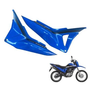 Imagem de Tampa Lateral Nxr Bros 160 modelo 2016 Até 2021 Lado Filtro e Bateria 
