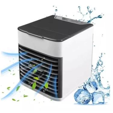 Imagem de Mini Climatizador Ar Condicionado Portátil Umidificador USB 12v - bige