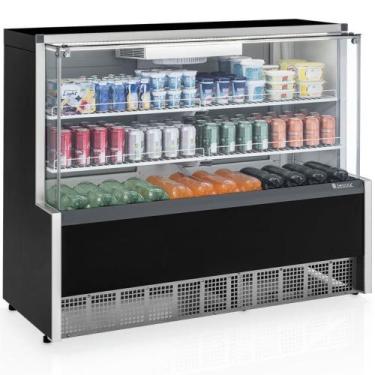 Imagem de Vitrine Refrigerada Ar Forçado Aurora GPFA140R Preto Gelopar 220V