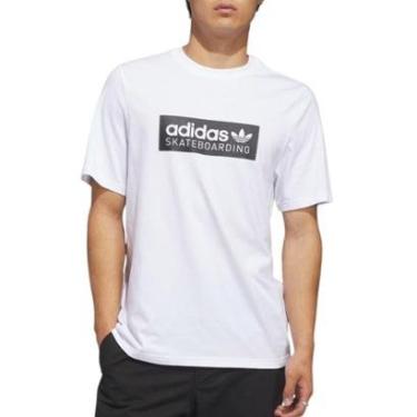 Imagem de Camiseta Adidas Skateboarding Logo White-Masculino