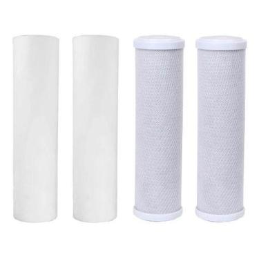 Imagem de Kit 4 Refis 1 Pp Liso 1 Micra + 1 Pp Liso 5 Micra + 2 Carbon Transpare