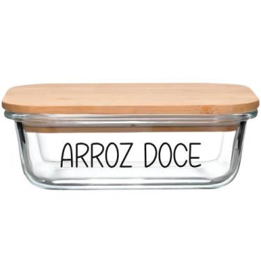 Imagem de Pote Hermético Vidro (1 Litro) Arroz Doce - Casa Vitá, Arroz Doce