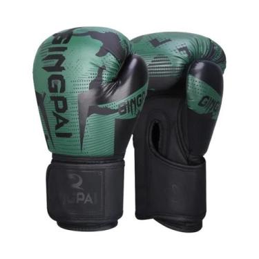 Imagem de Luvas De Boxe Protetoras Em Couro, Resistentes Ao Desgaste, Respirávei