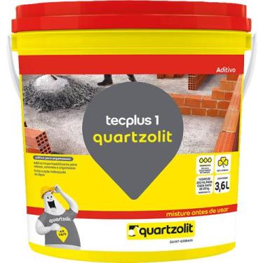 Imagem de Aditivo Impermeabilizante Quartzolit 3,6 Litros Para Concreto E Argama