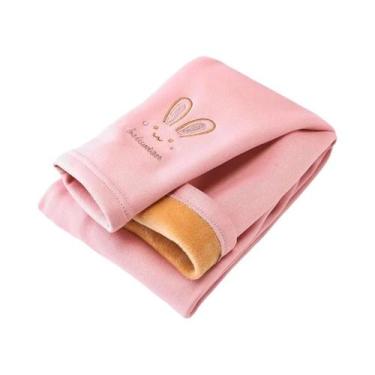 Imagem de Leggings Térmicas Forradas Com Lã Para Meninas De 3 a 8 Anos, Calças C