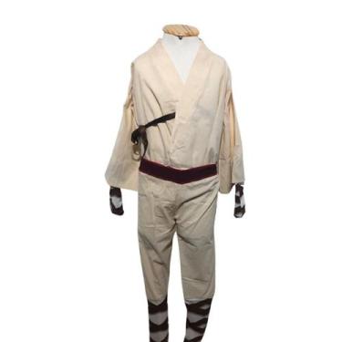 Imagem de Fantasia de Monge / Caratê Kimono Masculino Infantil Cosplay - Super, 