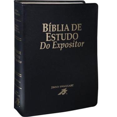 Imagem de Biblia de estudo do expositor - preta  - jimmy swaggart
