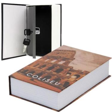 Imagem de Cofre Camuflado Em Forma De Livro Decorativo Porta Joias - UnyHome, Co