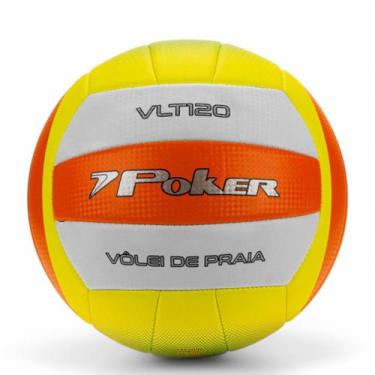 Imagem de Bola De Vôlei Poker Training Vlt 120 Praia, Amarelo