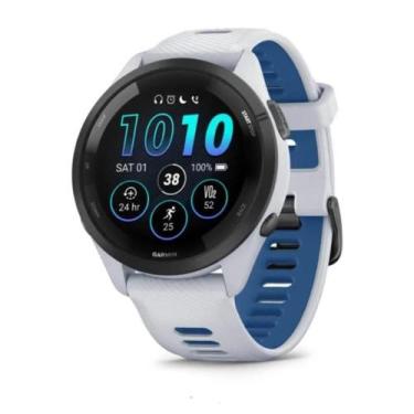 Imagem de Smartwatch Relógio Garmin Forerunner 265 Music Branco EU/PAC com Monit
