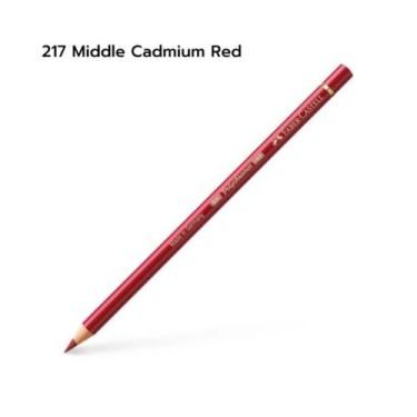 Imagem de Lápis de Cor Faber Castell Polychromos Avulso, 217 Middle Cadmium Red