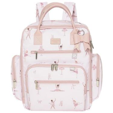 Imagem de Mochila Maternidade Multifuncional Urban com trocador Bailarinas Maste