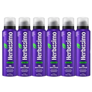 Imagem de Kit 6 Desodorante Herbíssimo Care Masculino Snow Moon 150ml - Dana