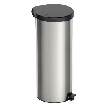 Imagem de Lixeira com Pedal Tramontina New em Aço Inox 30 L