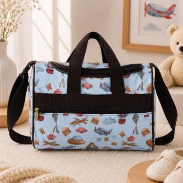 Imagem de Bolsa Maternidade Média Elegante Espaçosa Prática Resistente Cor:Marro