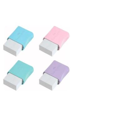 Imagem de Borracha Tons Pastel Kit Com 4 Unidades Faber Castell