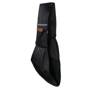 Imagem de Bolsa de Transporte Pet Canguru Sling para Cães e Gatos Pequeno Porte Malha Respirável Rosa