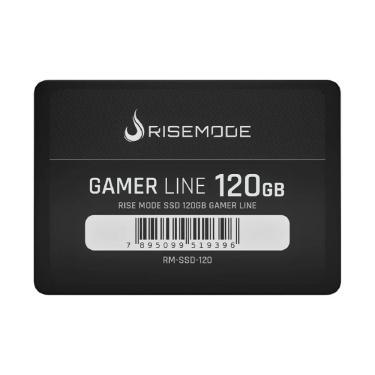 Imagem de SSD 120GB Rise Mode Gamer Line - SATA - Leitura 530MB/s - Gravação 520MB/s - RM-SSD-120