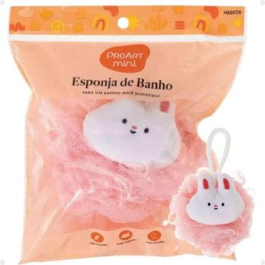 Imagem de Esponja De Banho Infantil Proart Mini Coelho Meb02b