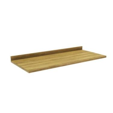 Imagem de Tampo para Balcão de Cozinha 120cm 2307 Yescasa Marrom/Mel