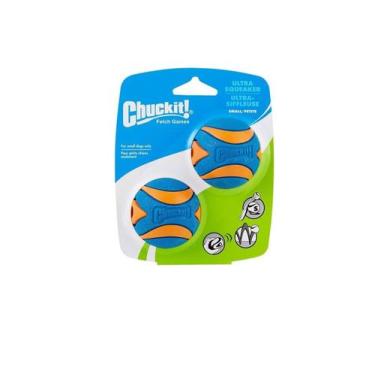 Imagem de Brinquedo para cães Bola Ultra Squeaker Chuck It com apito