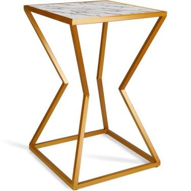 Imagem de Mesa de Canto Austria - Dourada/Vulcano - Genus Móveis, Dourado