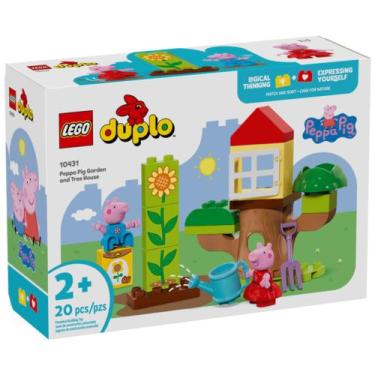 Imagem de LEGO Duplo Jardim e Casa da Árvore da Peppa - 10431 20 Peças
