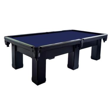 Imagem de Mesa de Sinuca Oficial - 2,84x1,54 - Nelson Bilhares, Azul marinho