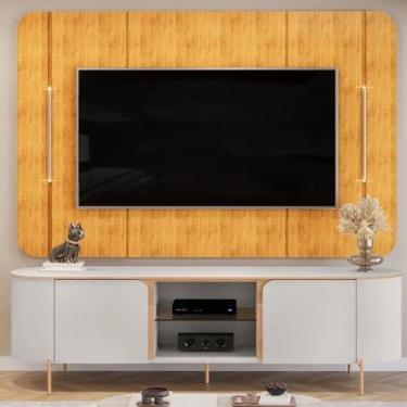 Imagem de Rack com Painel para TV até 65 Polegadas com LED 100% MDF 180CMX132CM 