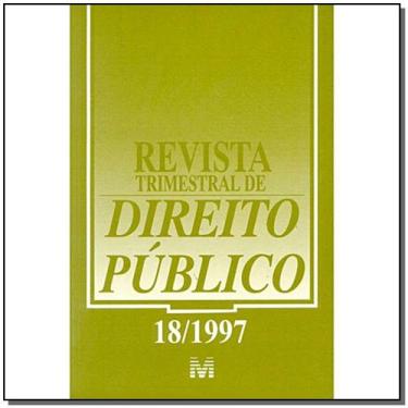 Imagem de Revista trimestral de direito publico ed. 18 - MALHEIROS EDITORES, 3