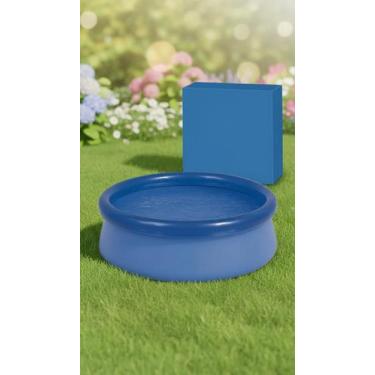 Imagem de Piscina Inflável Redonda 1000 Litros em PVC Azul - Congratulations Sto
