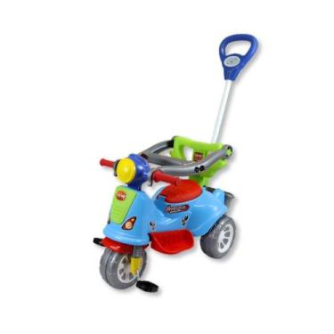 Imagem de Triciclo passeio e pedal avespa colorido - maral
