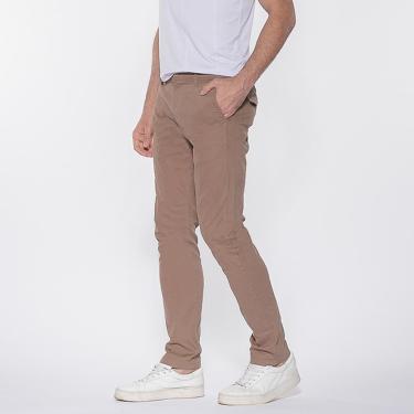 Imagem de Calça Sarja Macaw Slim Fit Moca-Masculino