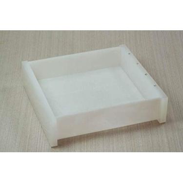 Imagem de Bandeja Quadrada em Acrílico Com Strass Pérola - Decor Acrílicos