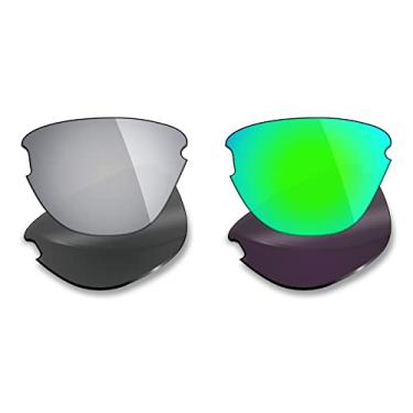 Imagem de 2 pares de lentes polarizadas de substituição da Mryok para óculos de sol Oakley Frogskins Lite – Opções