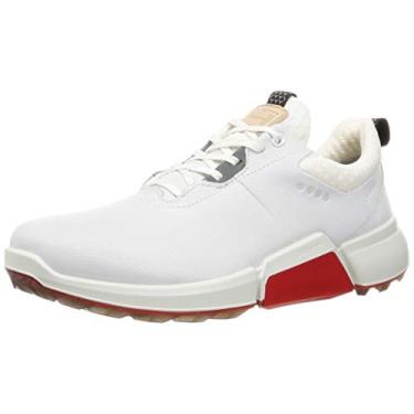 Imagem de ECCO Sapato de golfe masculino Biom Hybrid 4 Gore-tex impermeável, Branco, 9-9.5