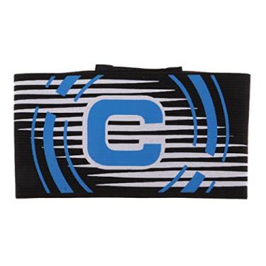 Imagem de Braçadeira Ajustável de Capitão de Flexível Leader C Distintivo Visível Esportes Adesivo, Preto
