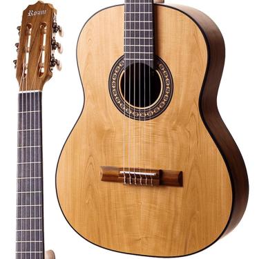 Imagem de Violão Acústico Rozini RX201ACFI Nylon Natural Fosco
