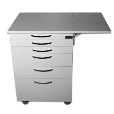 Imagem de Mesa De Apoio Odontológico Com 5 Gavetas -Funcional e Prática