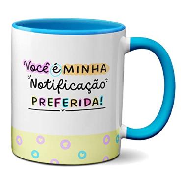 Imagem de Caneca Flork Namorados Você É Minha Notificação Preferida (Azul)