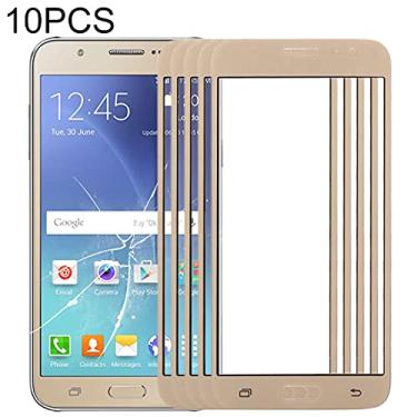 Imagem de HONGYAN Peças de substituição de telefone celular 10 pcs Lente de vidro exterior da tela frontal para Samsung Galaxy J5 / J500 Acessórios telefônicos