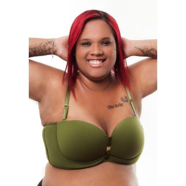 Imagem de Sutiã Tomara Que Caia Plus Size Reforçado Com Alça Removível