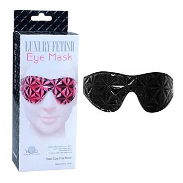 Imagem de LUXURY FETISH EYE MASK - Venda Para os Olhos com Acabamento Brilhante e Tiras Ajustáveis Preto REF:5252