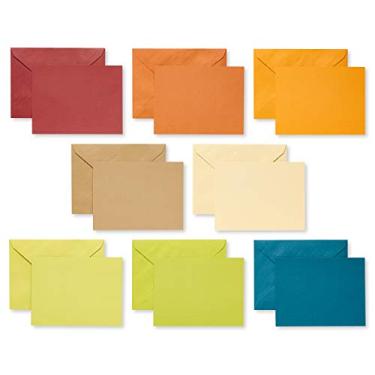 Imagem de American Greetings Cartões em branco de painel único com envelopes, cores de tom de terra (100 unidades)
