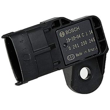 Imagem de Sensor Pressão Bosch 0261230245, Compatível com Fiat Palio 1.4 ano 2007 em diante. Palio 1.8 Adventure ano 2006 em diante. Palio Weekend 1.0/1.3 ano 2000 em diante. Strada e Siena 1.0/1.3.