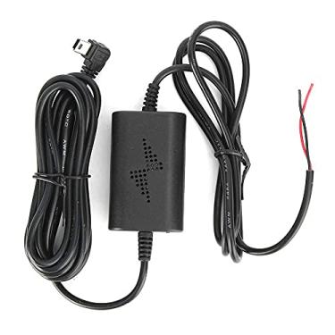 Imagem de Gorgeri Kit de fio rígido para câmera de painel, 12 V/24 V para 5 V 2,5 A, cabo conversor de monitor de estacionamento, ângulo esquerdo, mini cabo USB step-down para monitoramento de estacionamento