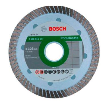 Imagem de Disco Diamantado 105mm Bosch Turbo 2 608 615 177 1,00mm Para Porcelana