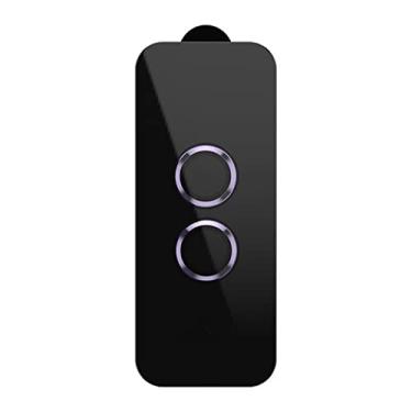 Imagem de MOOKEENONE Capa de lente para Samsung Z Flip 4, protetor de câmera de vidro filme de lente