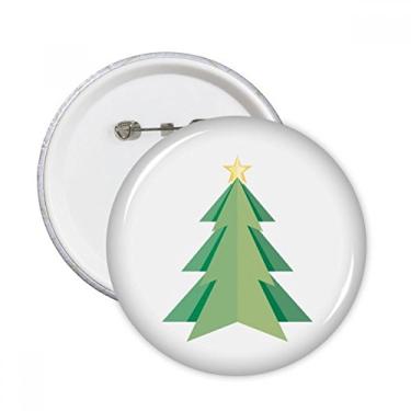 Imagem de Decoração abstrata árvore origami pinos redondos crachá botão emblema acessório 5 peças