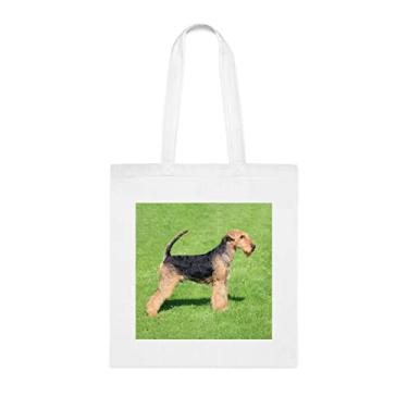 Imagem de Airedale Terrier, presente para cachorro Airedale Terrier, presente para cachorro Airedale Terrier, aniversário de cachorro Airedale Terrier bolsa de ombro